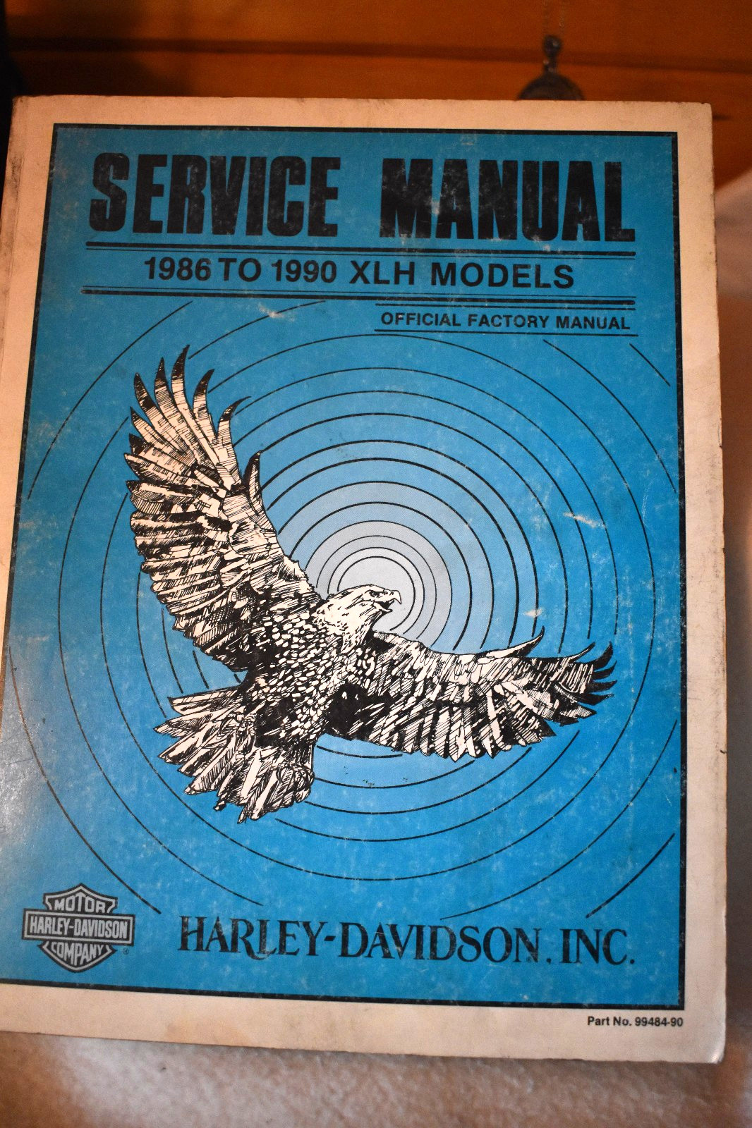 HARLEY DAVIDSON FACTORY SERVICE MANUAL 1998 – 90 SPORTSTER XLH MODEL PN 99484-90
