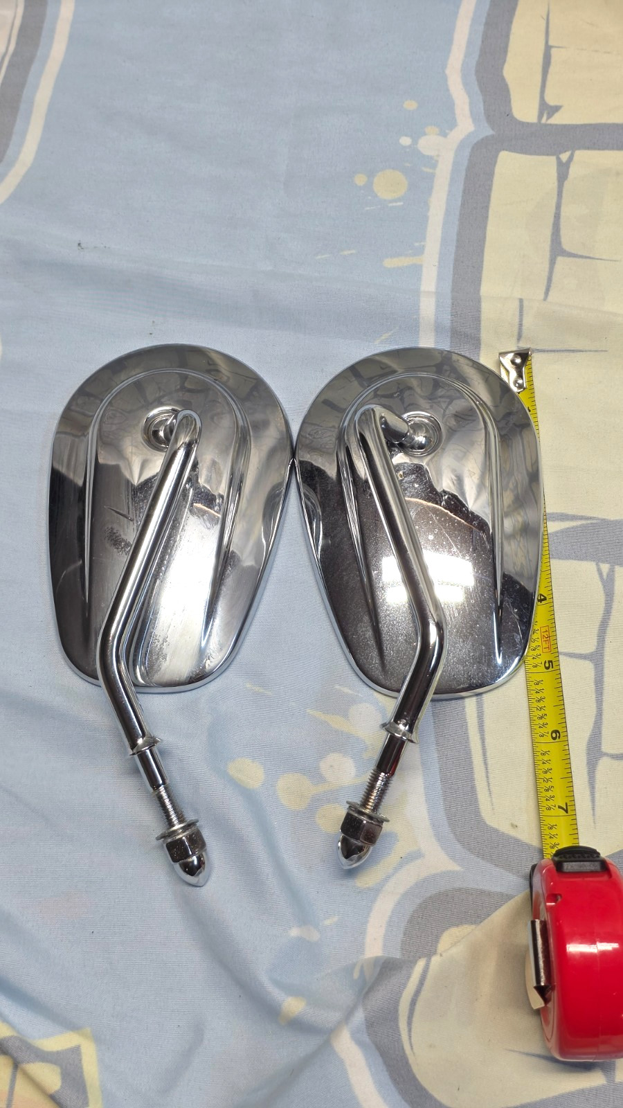 Harley Davidson Chrome Mirror LE11001050 Left And Right Tear Drop Factory OEM