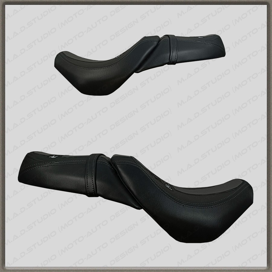 CUSTOM (Black+D.Gray+L.Gray+strips) Seat Cover Suzuki BOULEVARD M109R (06-26)
