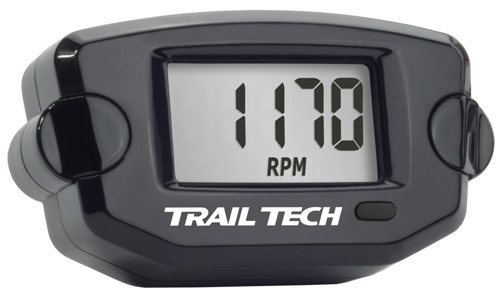 Trail Tech TTO Tach-Hour Meter Black #742-A00