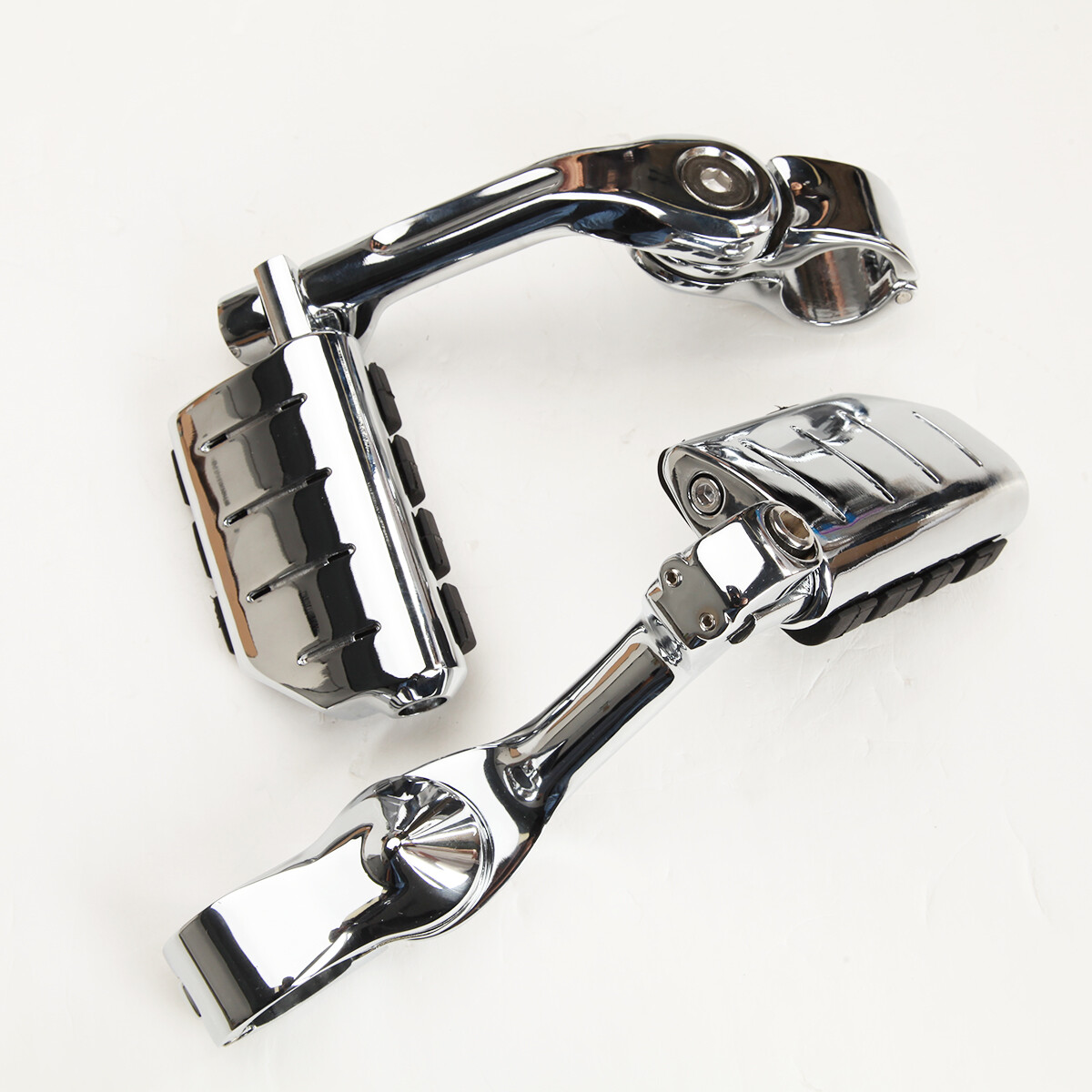 Chrome Aluminum 1-1/4″ Highway Engine Guard Foot Peg For Honda Goldwing GL1800