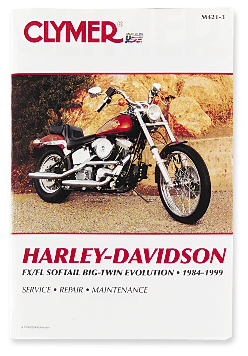 Clymer Repair Manual Harley-Davidson FLS FXS Evolution Evo Softail M421-3 CM4213