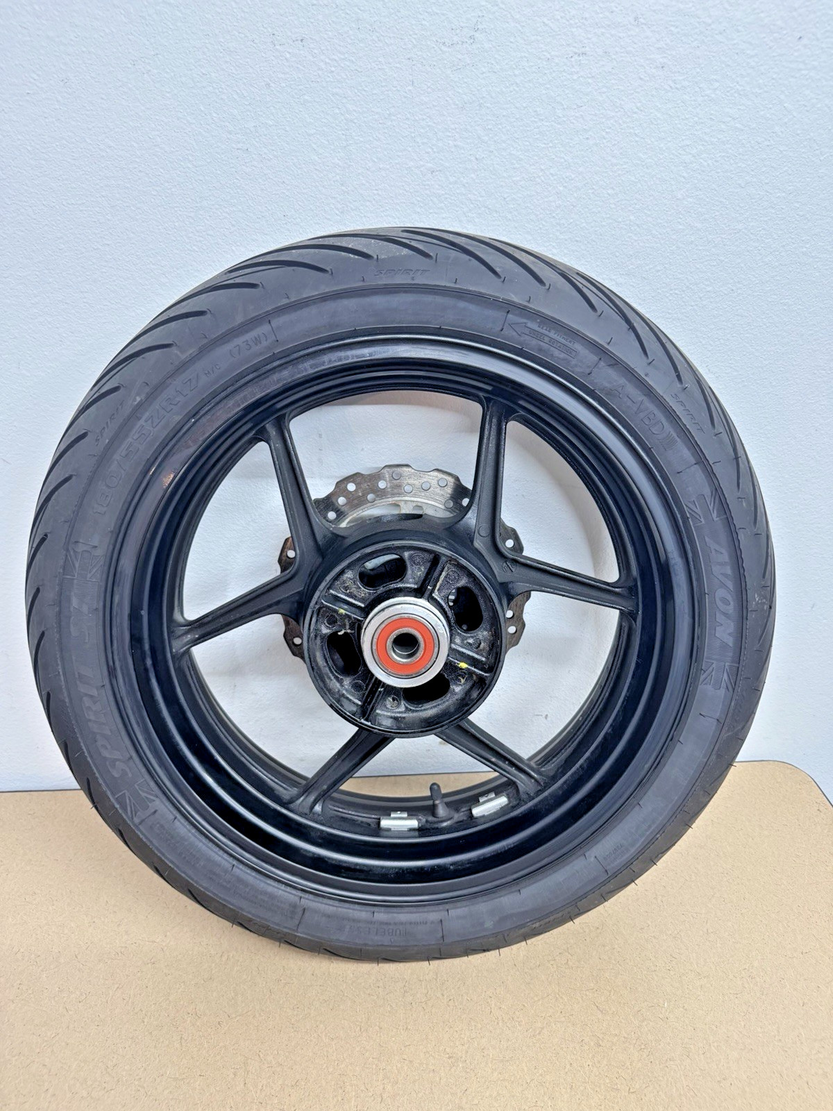 2019-2025 Kawasaki Versys 1000 KLZ1000 Rear Wheel Rim & Tire 180/55ZR17 OEM