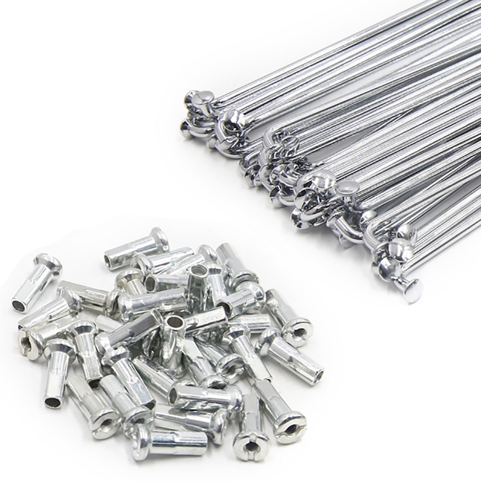 36pcs 3.5mm Thread Diameter 170mm Length Motorcycle Wheel Spokes w/ Nipples