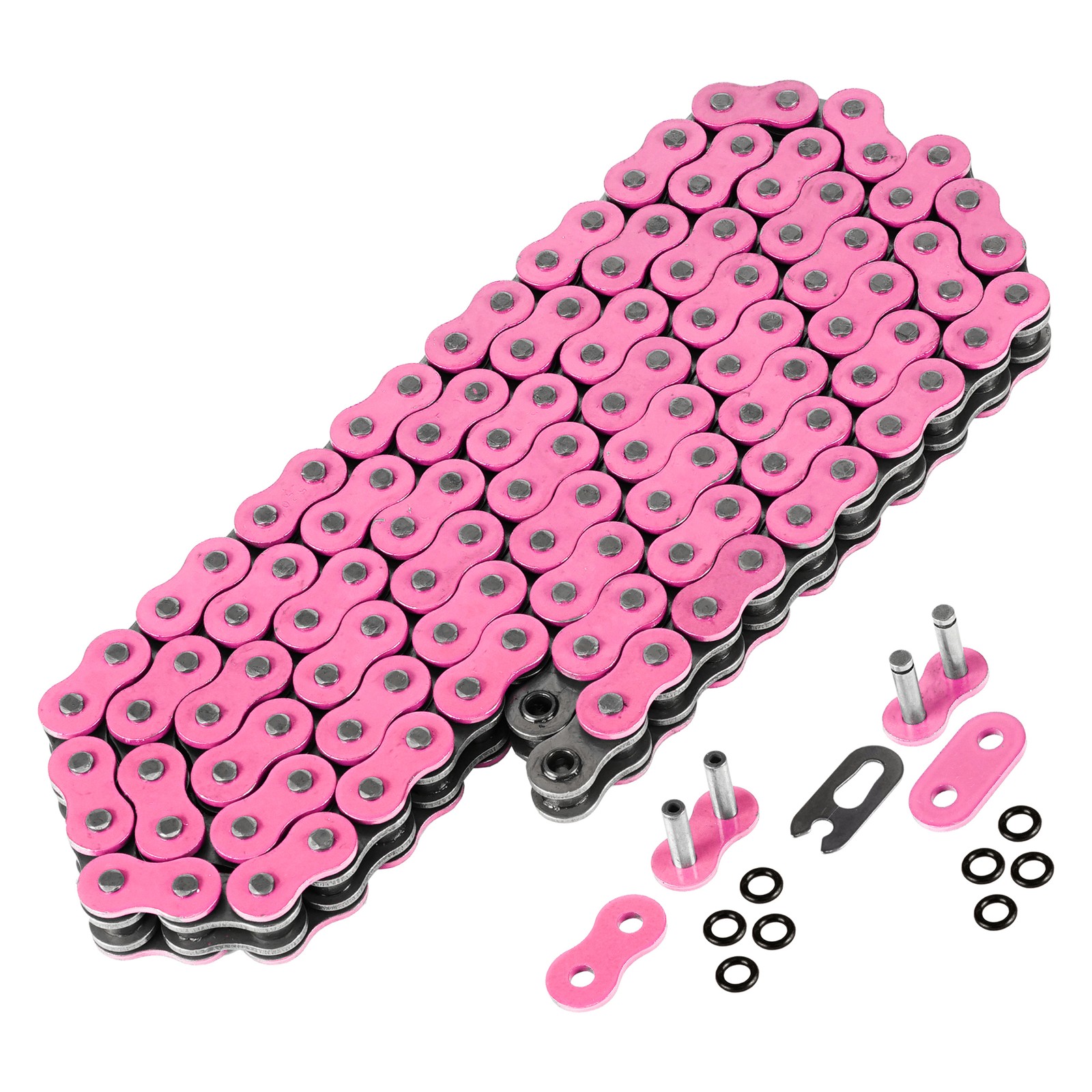 520 X 120 Links Motorcycle Atv Pink O-Ring Drive Chain 520-Pitch 120-Links