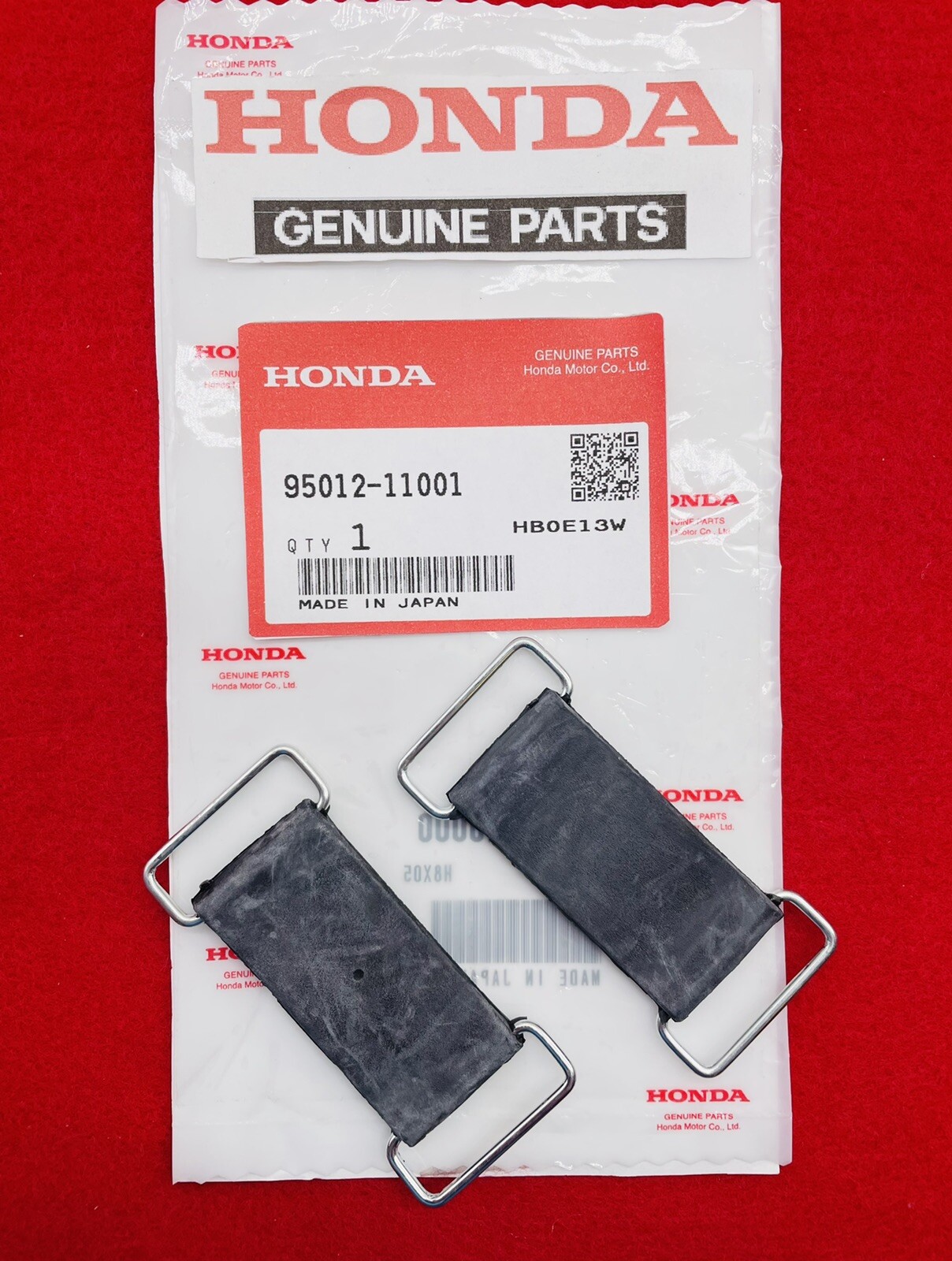 HONDA TRX90 TRX250 RECON TRX250EX TRX350 RANCHER OEM GAS FUEL TANK BANDS STRAPS