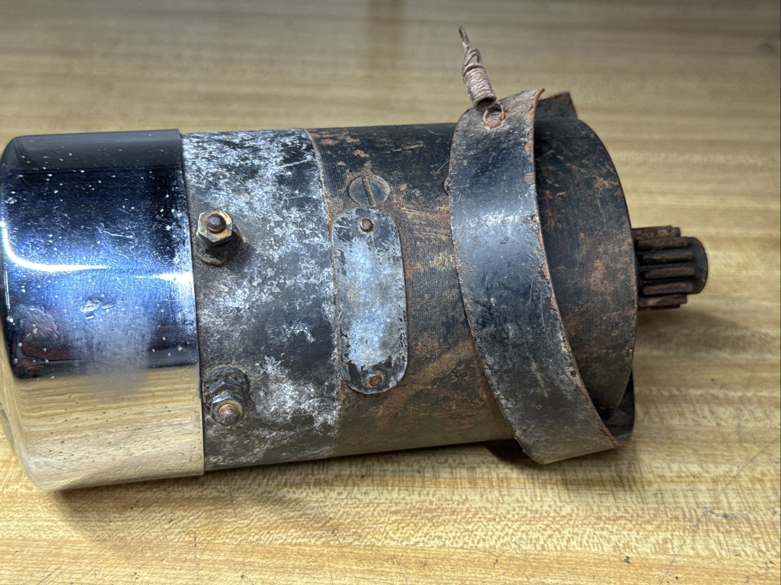 Harley-Davidson Knucklehead Panhead Flathead 3 Brush Generator 32e 6 Volt