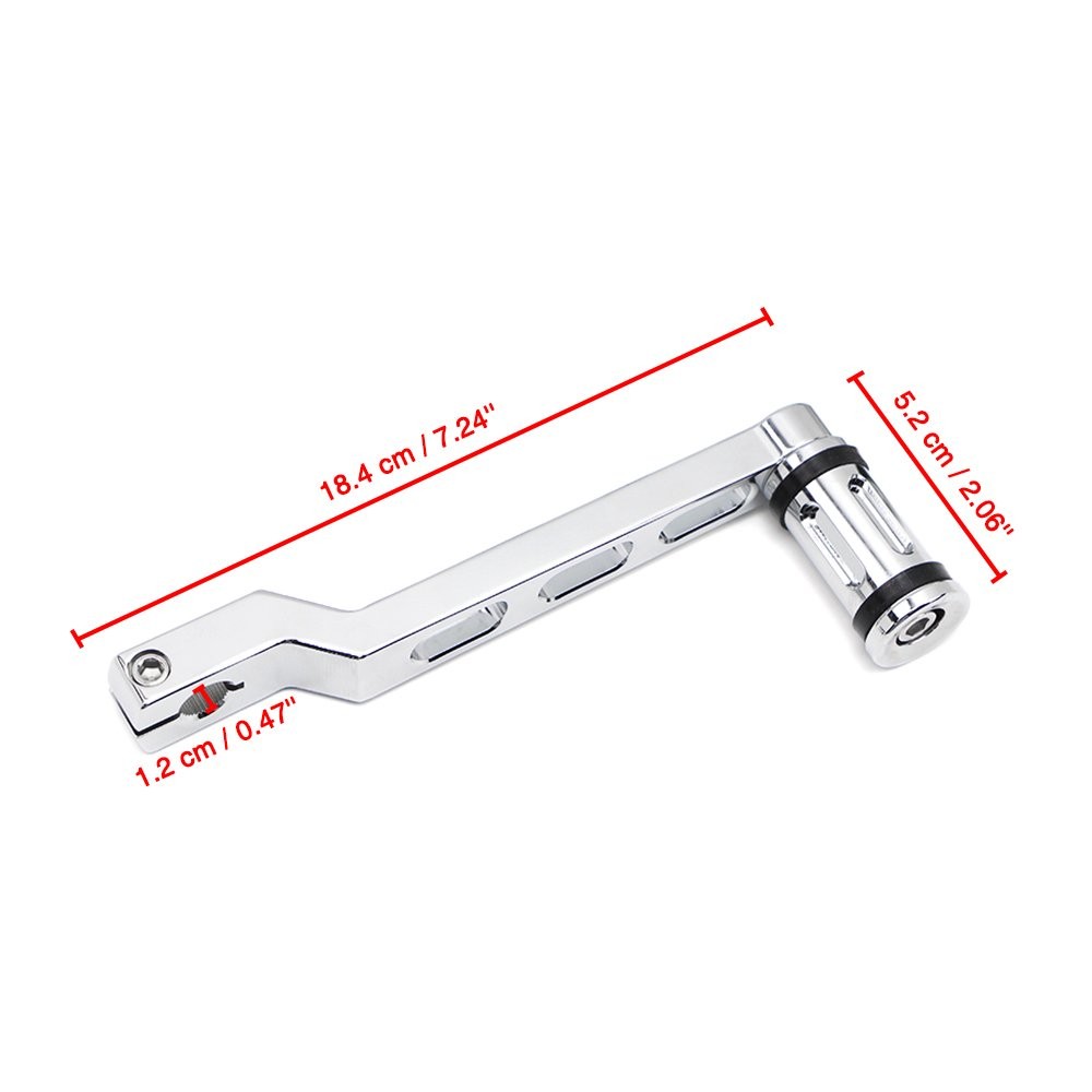 Motorcycle Heel Toe Gear Chrome Shift Lever Shifter Peg for Harley FL Softail