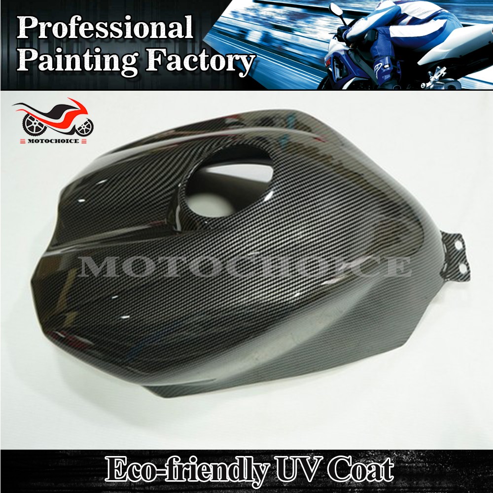 Carbon Fiber Fuel Gas Tank Cover Cowl Fairing For Yamaha YZF R1 2002 2003 YZF-R1