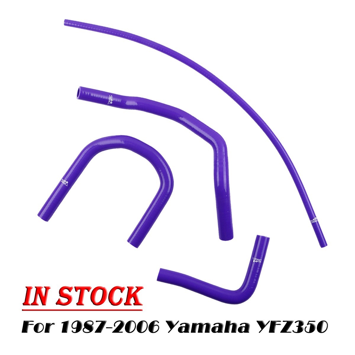 Silicone Coolant Radiator Hose Set for Yamaha Banshee 350 YFZ350 1987-06 Purple