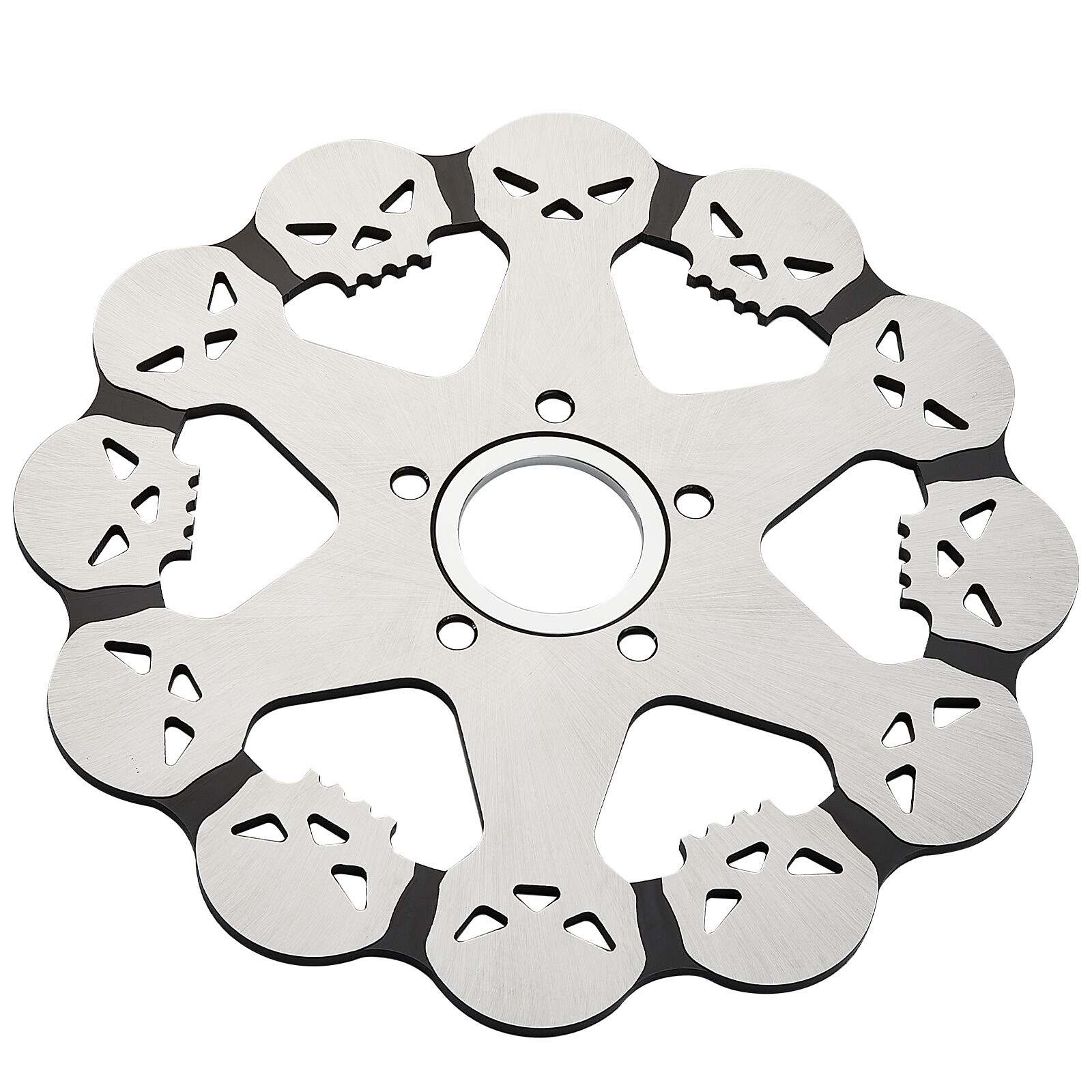 11.5 Skull Rear Brake Rotor Harley Touring Electra Glide Heritage Softail Dyna