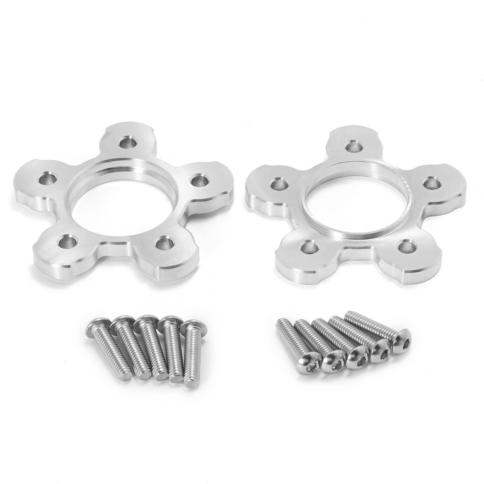 .394 / 10mm THICK ROTOR PULLEY SPACERS for Harley Touring Bagger FLHT 2000-2008