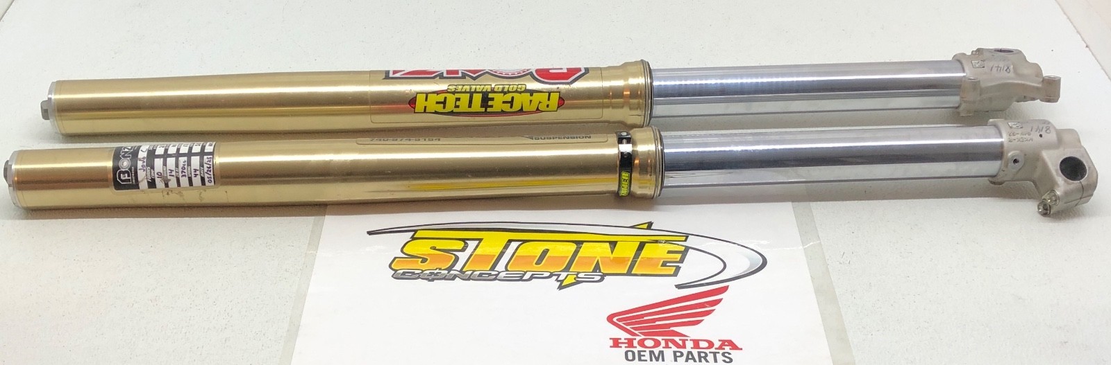 Used 2024 OEM Honda Front Fork Set Forks CRF250R CRF450R Bonzi Suspension
