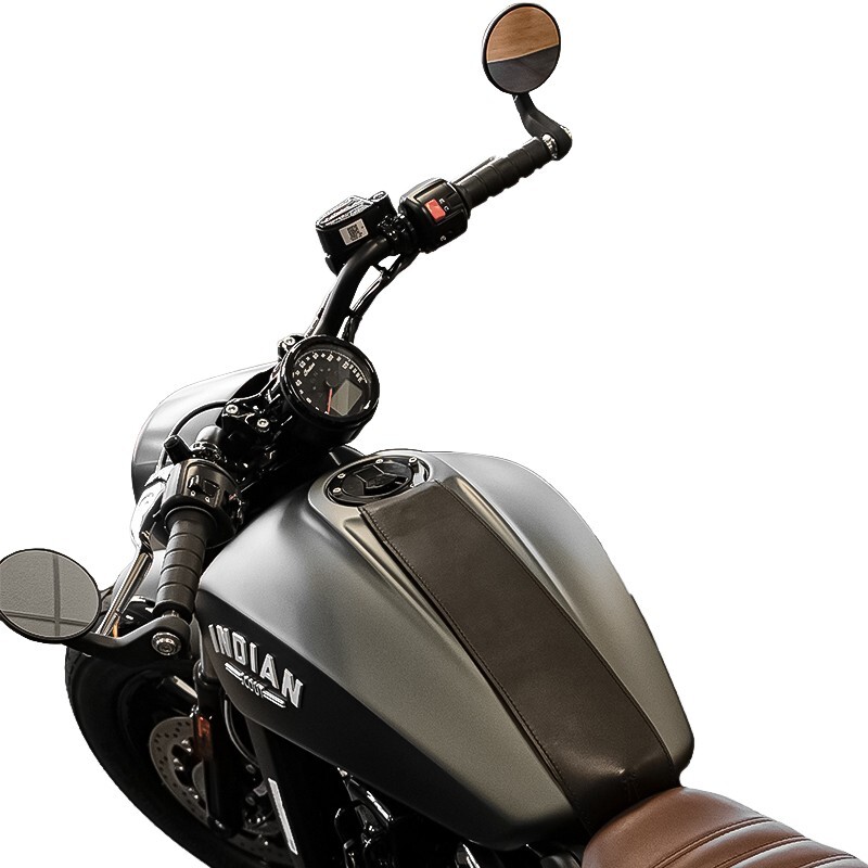 LEATHER TANK COVER FOR 2015-2024 INDIAN SCOUT , SCOUT BOBBER , SCOUT ROUGE