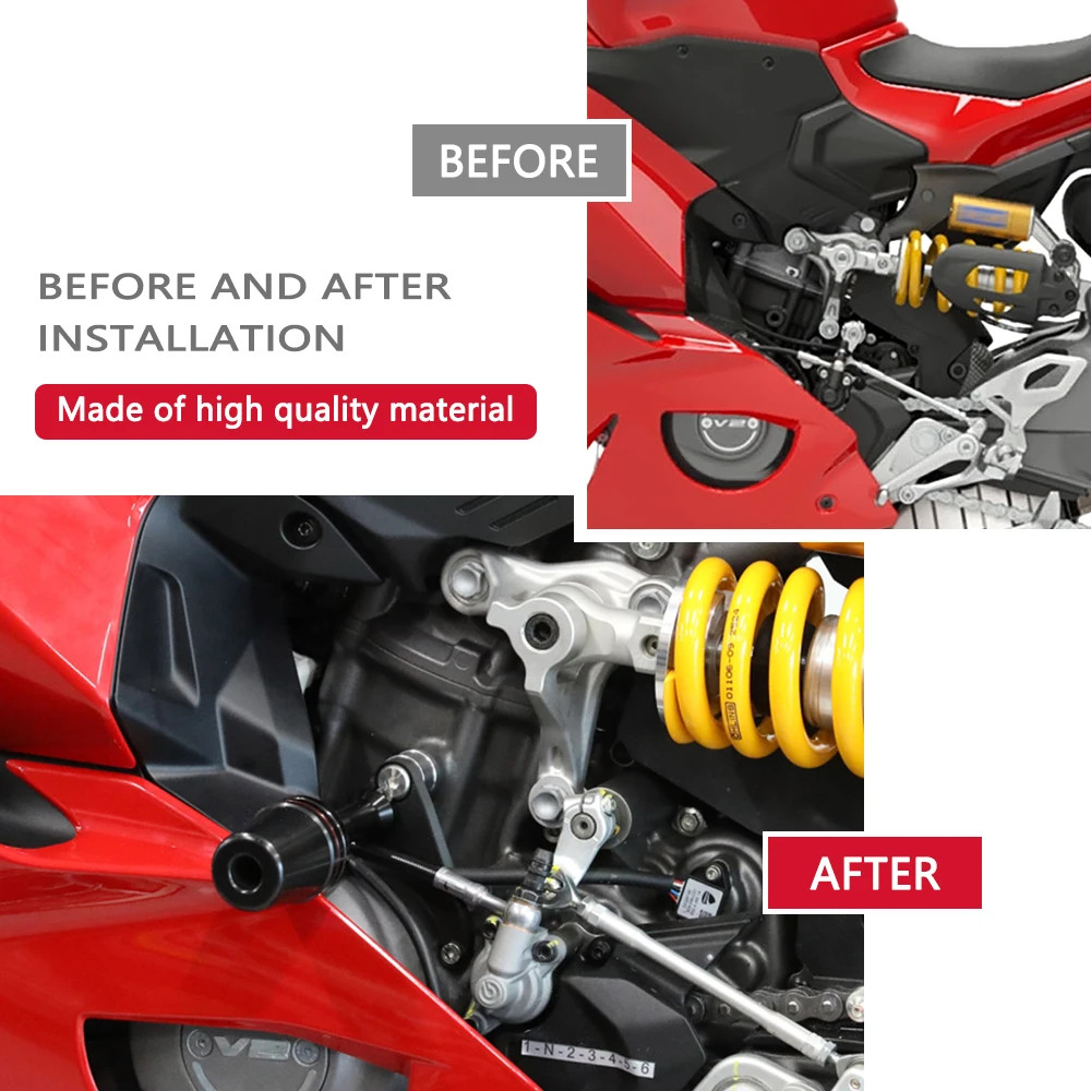 For Ducati Panigale V2/S STREETFIGHT V2/S 2025 2026 Frame Sliders Crash Protect