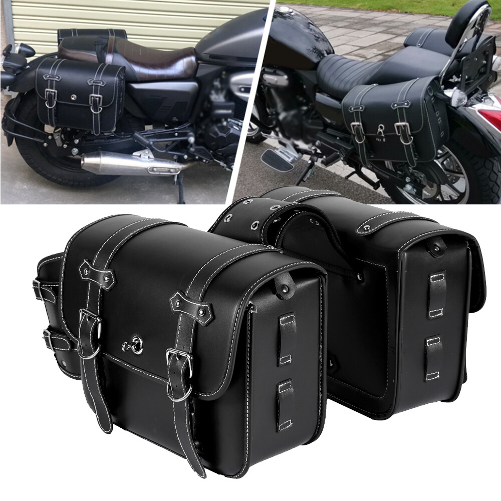 Motorcycle Side Saddle Bags For Suzuki Boulevard C50 C90 M50 Intruder VL1500