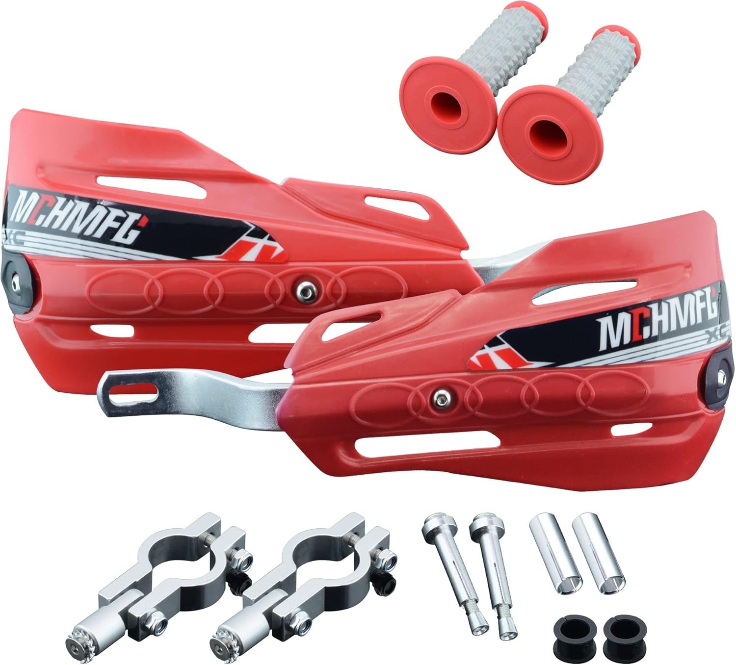 Dirt Bike Hand Guards with Grips – Universal Motorcycle Handguards for Pit Bi…