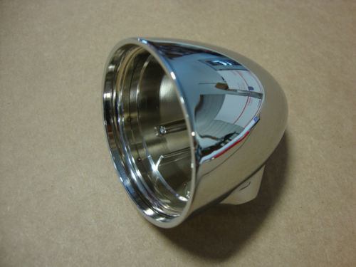 Big Dog OEM chrome turn signal housing BUILT IN STANCHION 2003-11 models