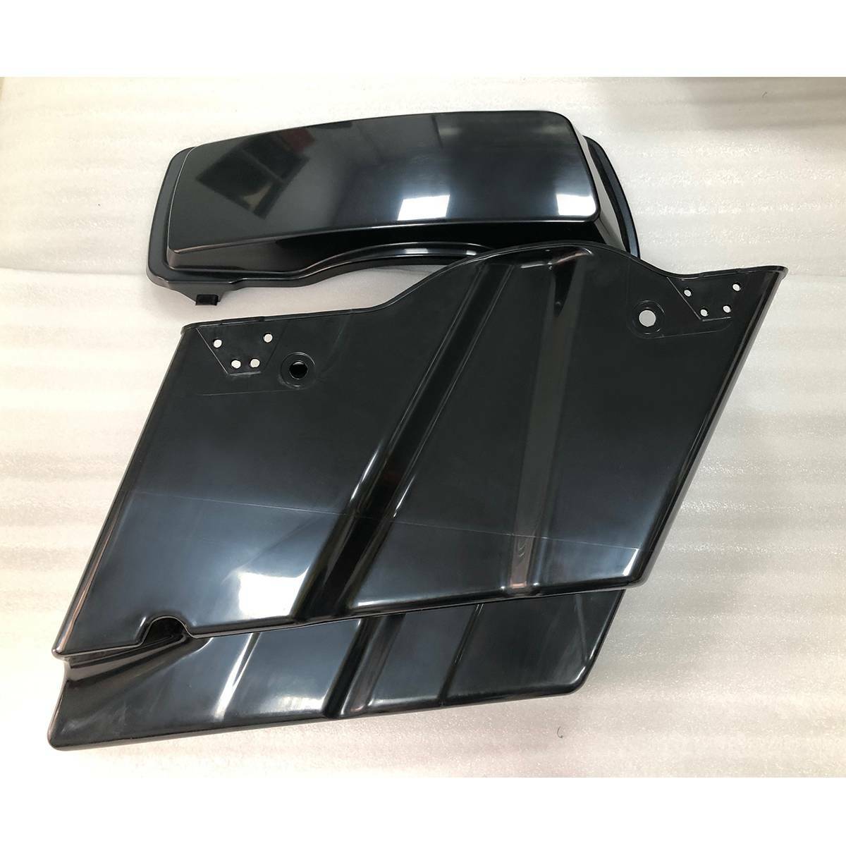 New Style Stretched Extended Hard Saddle Bags Saddlebags Fit For Harley Touring