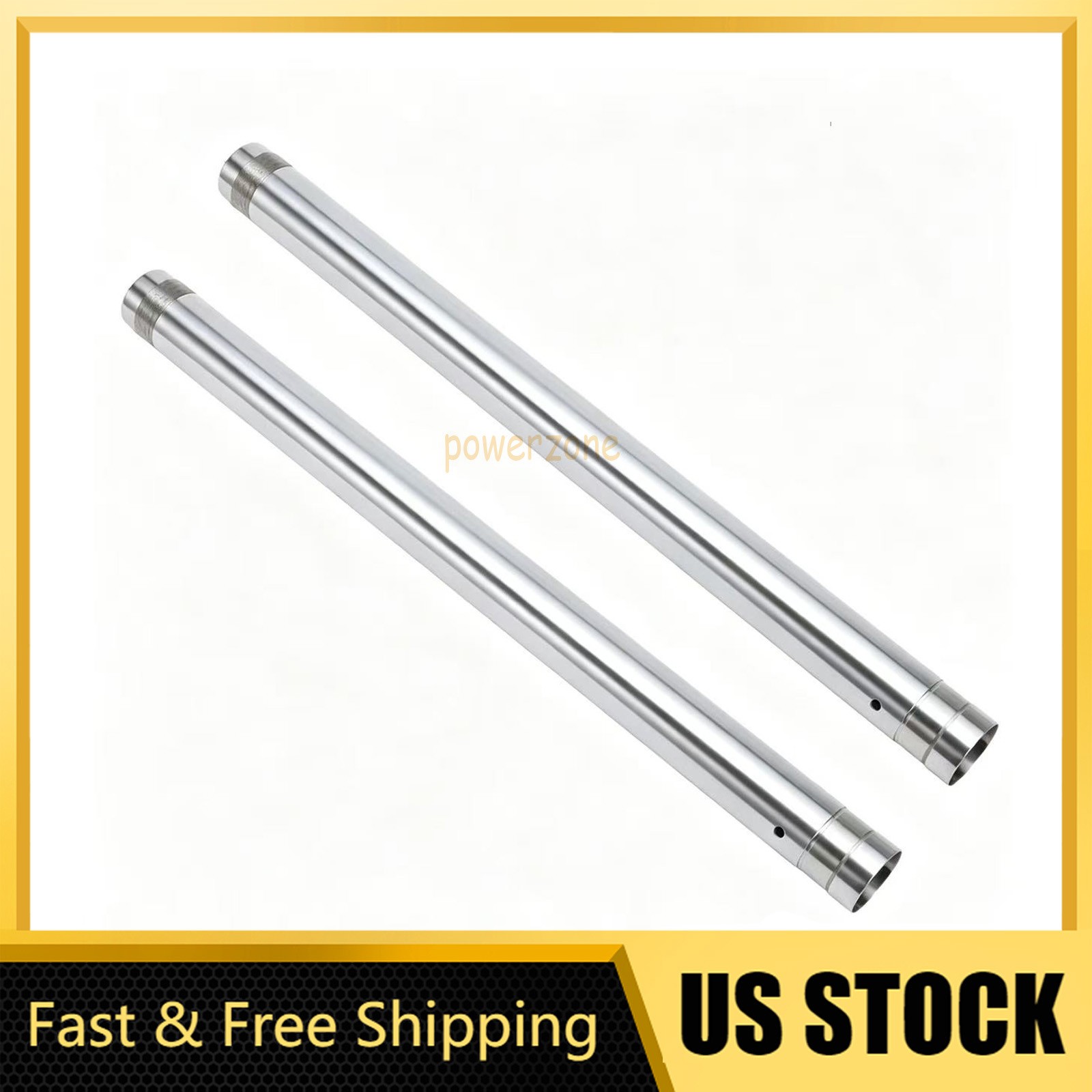 Front Fork Tubes Inner Pipes Bar Pair For Yamaha YZF R7 2022 2023 2024 41x547mm