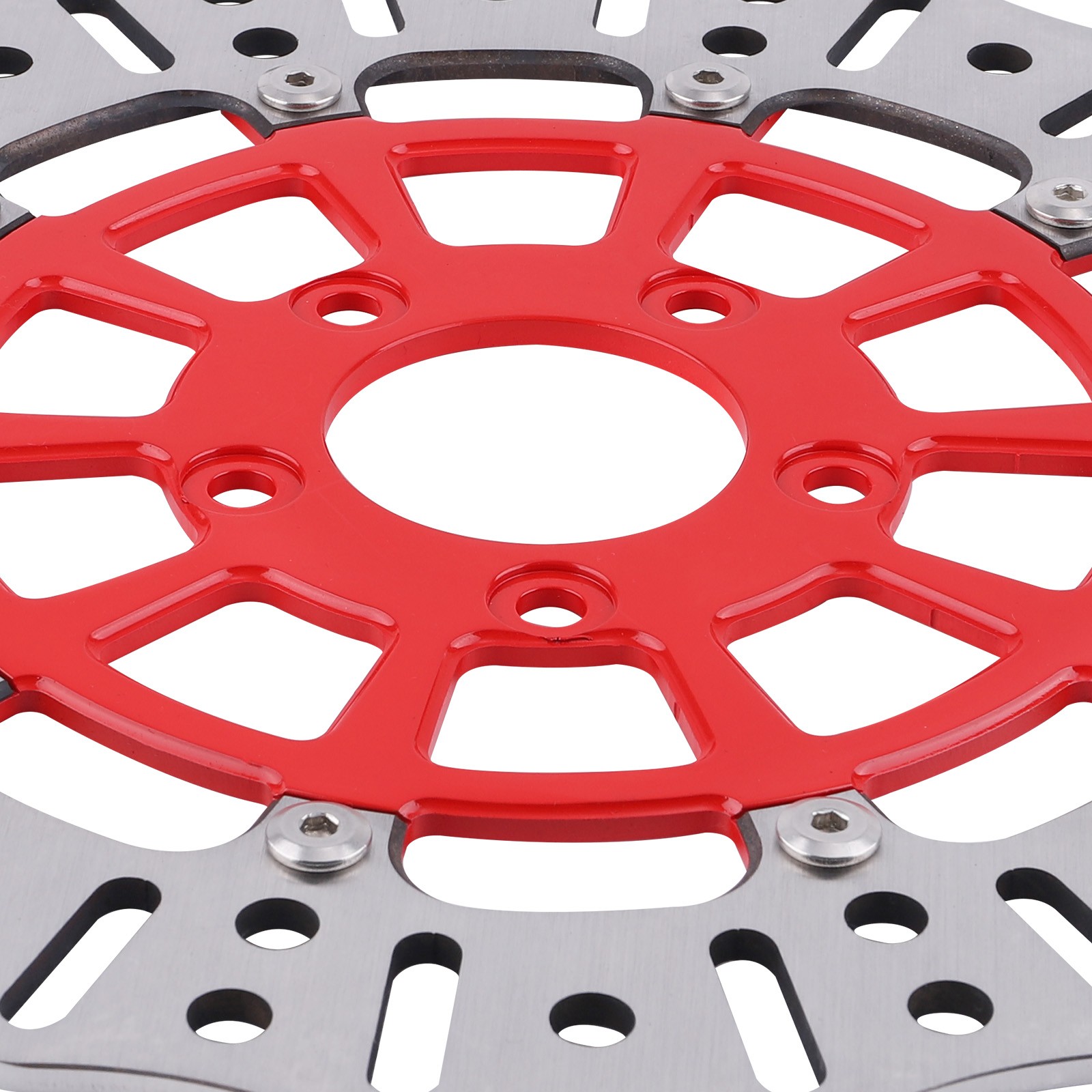 11.8in Front Floating Brake Rotors for Harley-Davidson Touring Softail Dyna Red