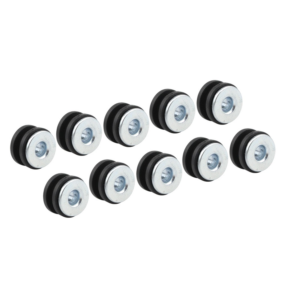 10× Fairing Rubber Grommets Bolt Pressure Relief Cushion Shockproof Motorcycle