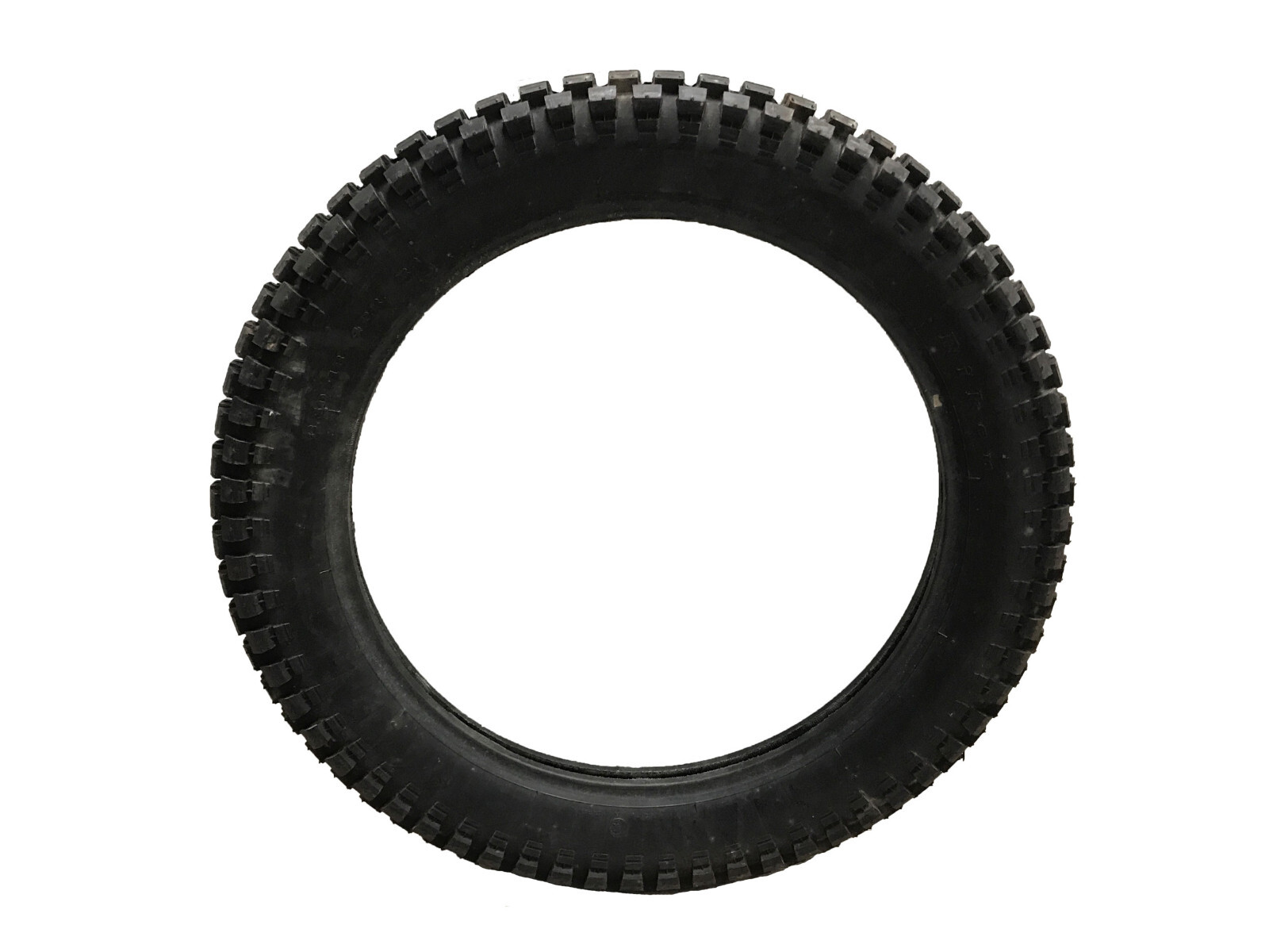 NOS Vintage Riken 3.50-18 R3 Knobby Motorcycle Tire Motocross Dirt Bike Off Road