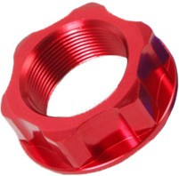 ZETA Steering Stem Nut and Bolt Red M22X30-P1.0 H12 #ZE58-2033