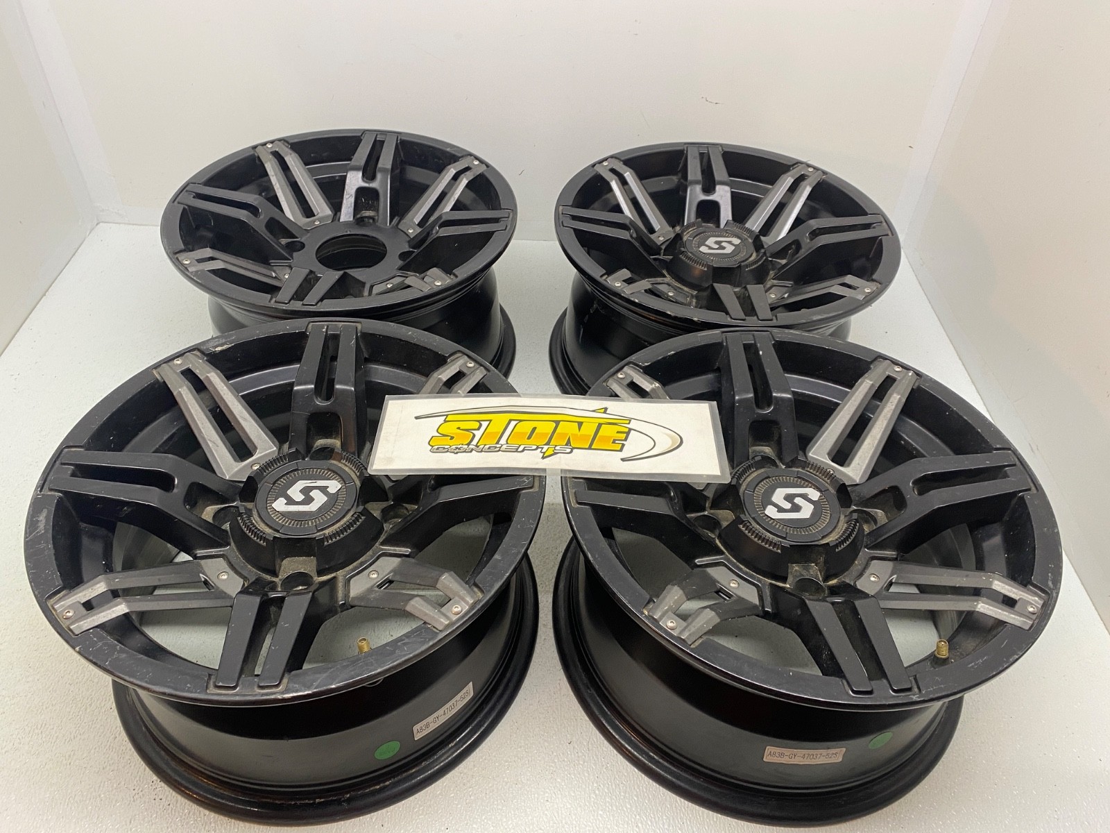 SEDONA RUKUS Wheel Set of 4 14×7 4/137 WHEELS CAN AM X3 RIMS 4.5″ x 2.5″ Offset