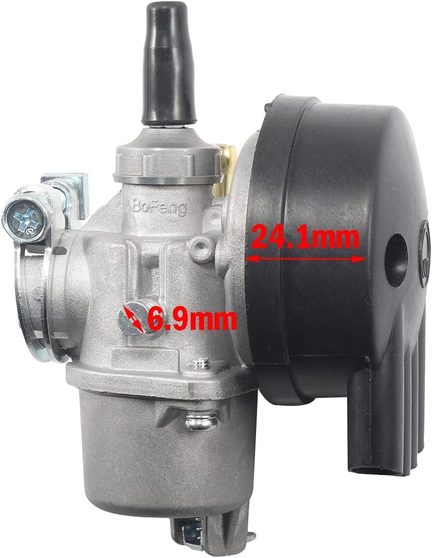Carburetor 49cc 60cc 66cc 80cc 2 Stroke Motorized Bike CNC Aluminum Alloy Silver