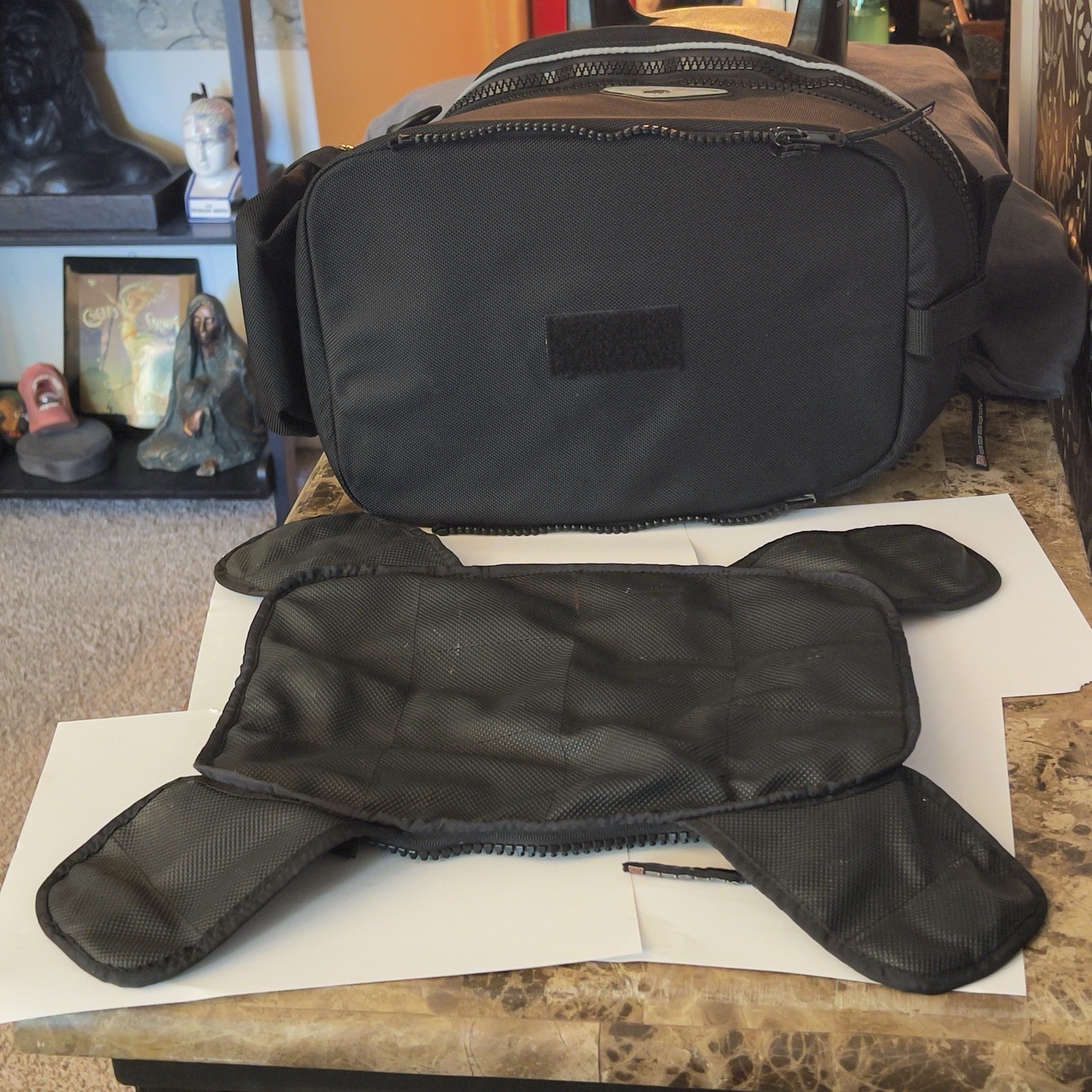 Marsee 15 Liter Tear Drop Tank Bag Expandable, BEST QUALITY Universal Fit