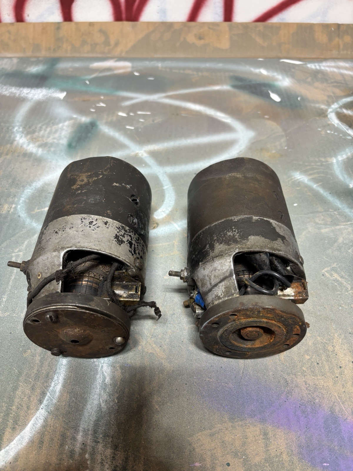 Two Harley Davidson 6 Volt Generator-52 K Model Ironhead Panhead Shovelhead Wow