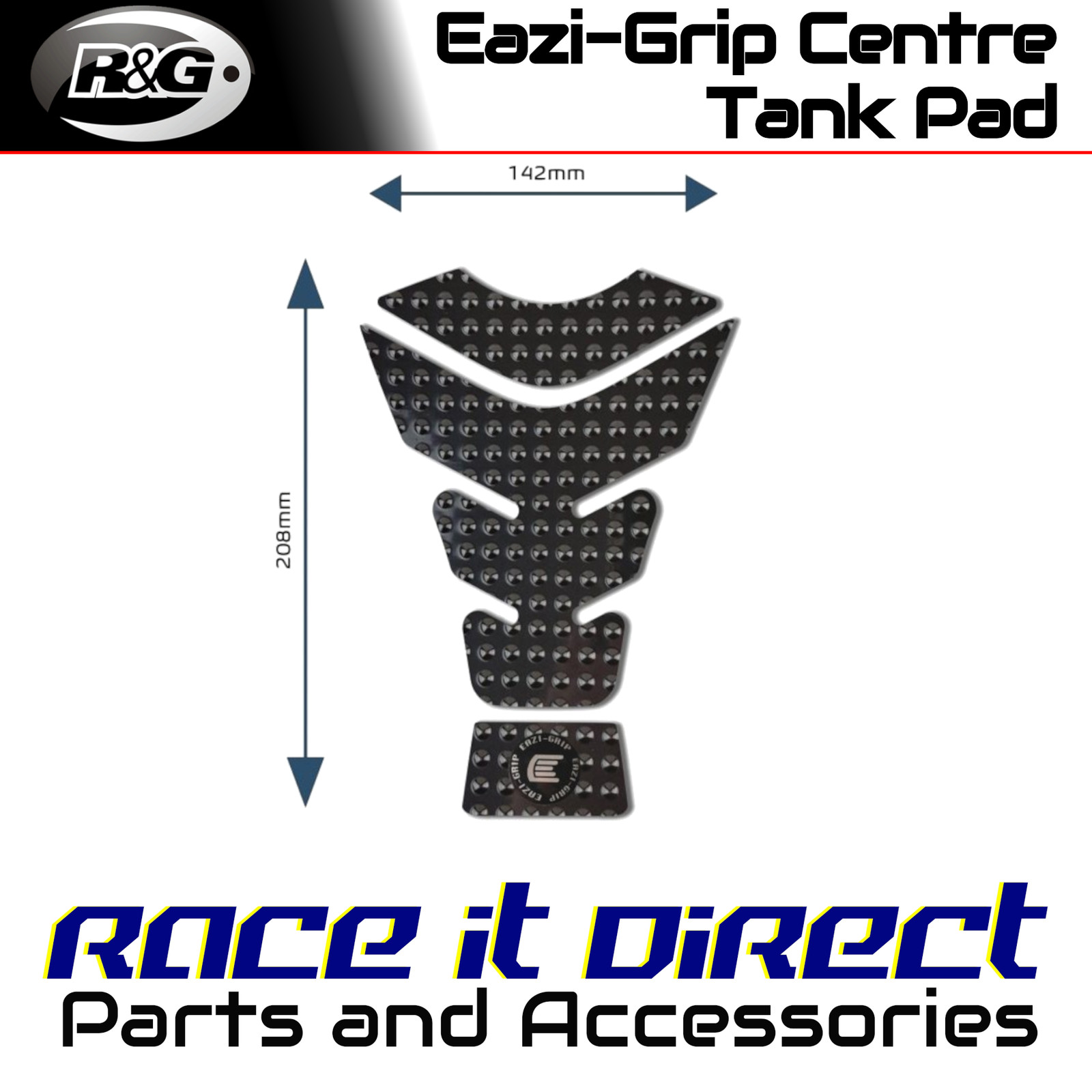 Eazi-Grip Centre Tank Pads for Ducati Monster 797 2014-2018 EVO G Eazi-Grip