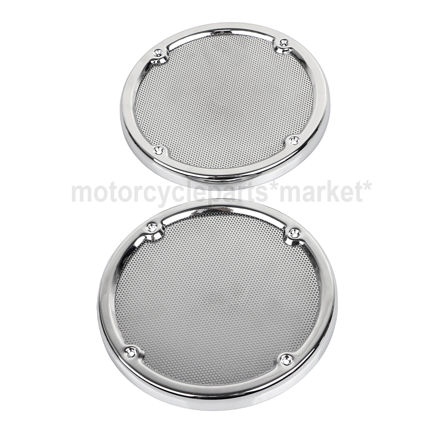 Rear Speaker Trim Grill Mesh Cover Fit For Harley 14-up Electra Tri Glide FLHTK