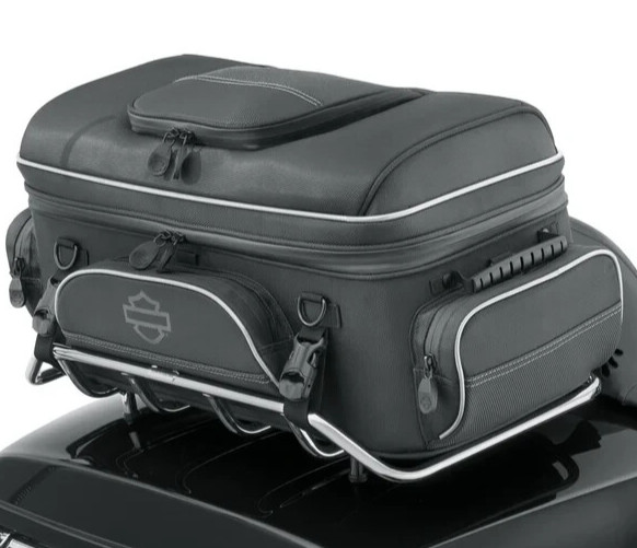 Harley Davidson Onyx Premium Luggage Tour-Pak Rack Bag *NEW* with tags