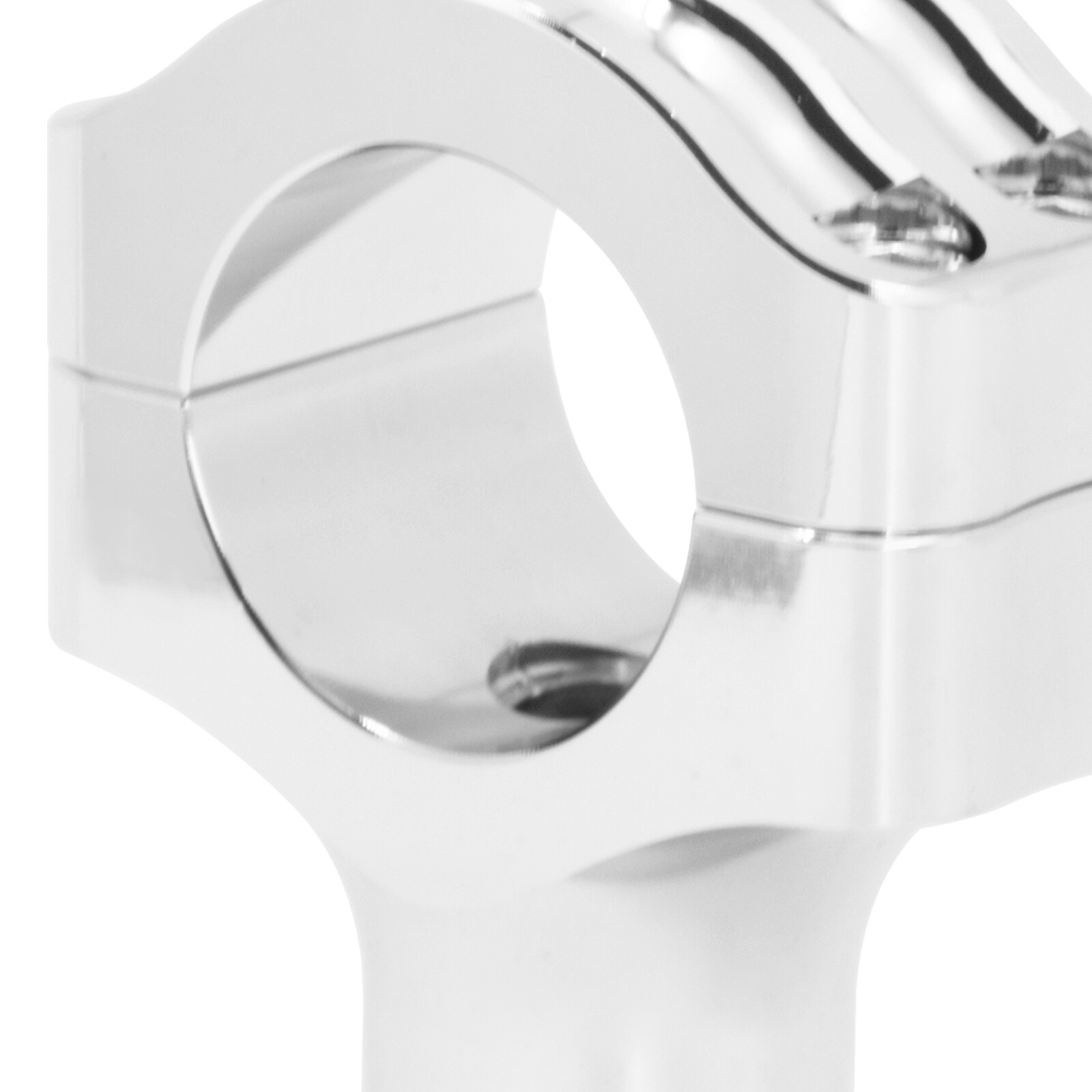 Chrome 1.25” 32MM 4-Bolts Handlebar Riser Clamp Fit For Harley XL 883 Touring