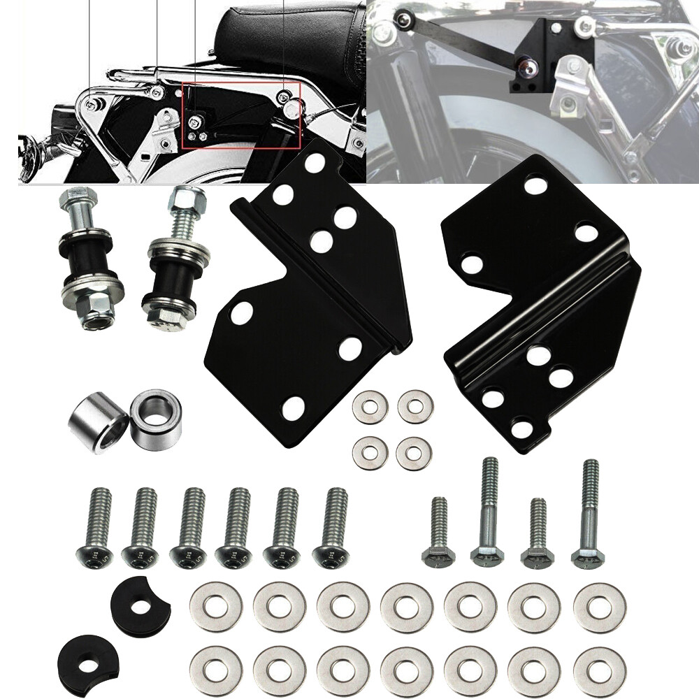 For 97-08 Harley Touring Quick Release Backrest Sissy Bar Docking Hardware Kits