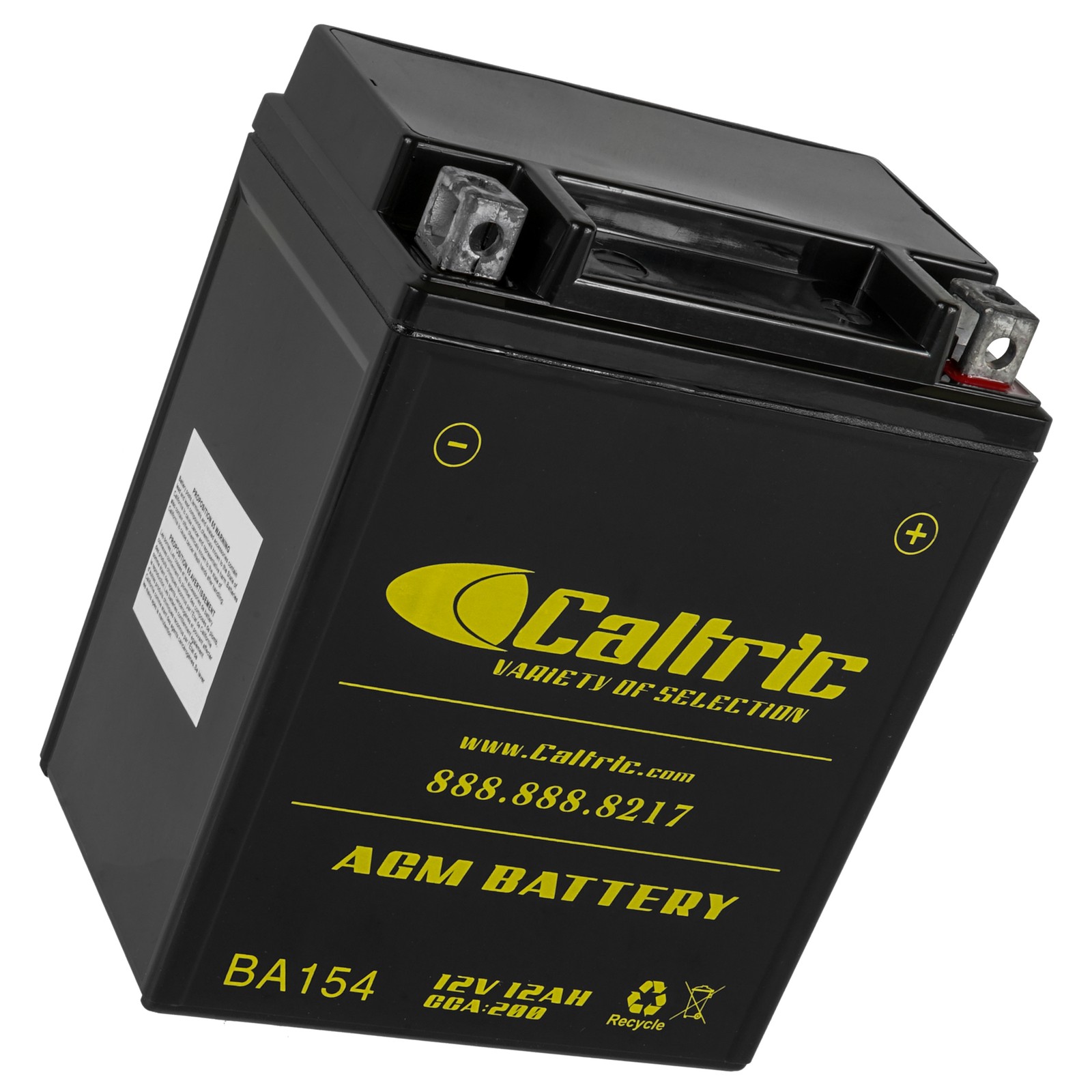 Caltric AGM Battery for Kawasaki KL650A KL650B KE650E KLR650 1987-2018
