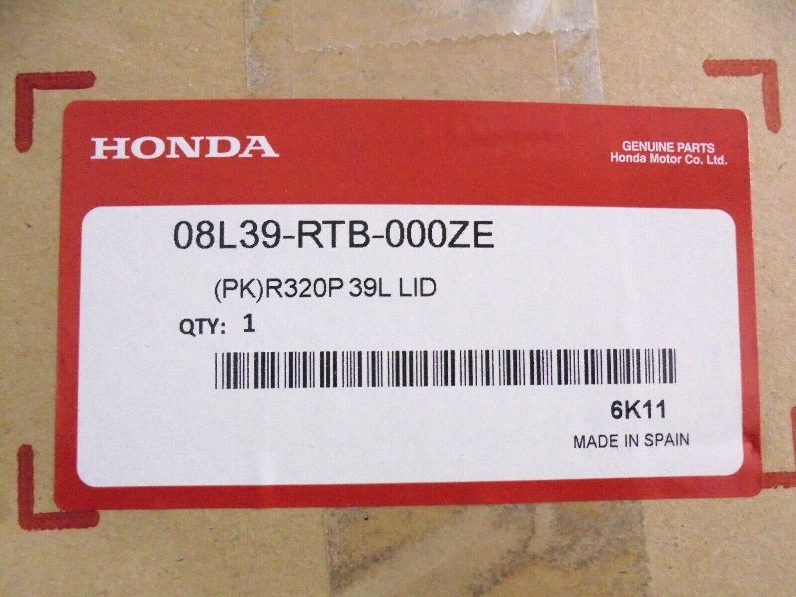 Honda 39L Top Box Coloured Lid – Pearl Sienna Red New 08L39RTB000ZE