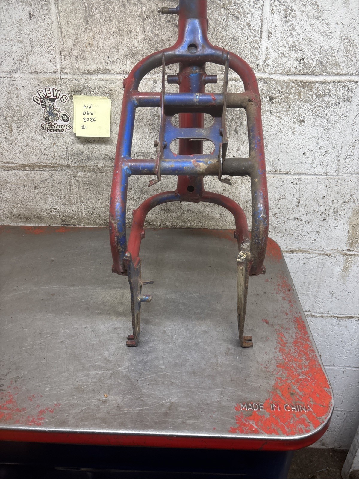 Honda Z50a Z50 Hardtail Frame For Parts Or Repair Original Oem
