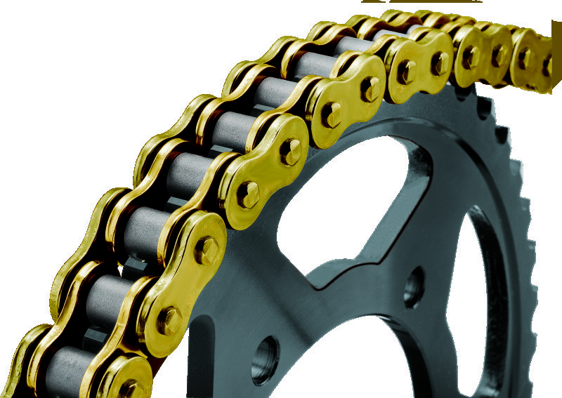 BikeMaster BMZR 525×120 Z-Ring Chain Gold/Gold High-Tensile Steel