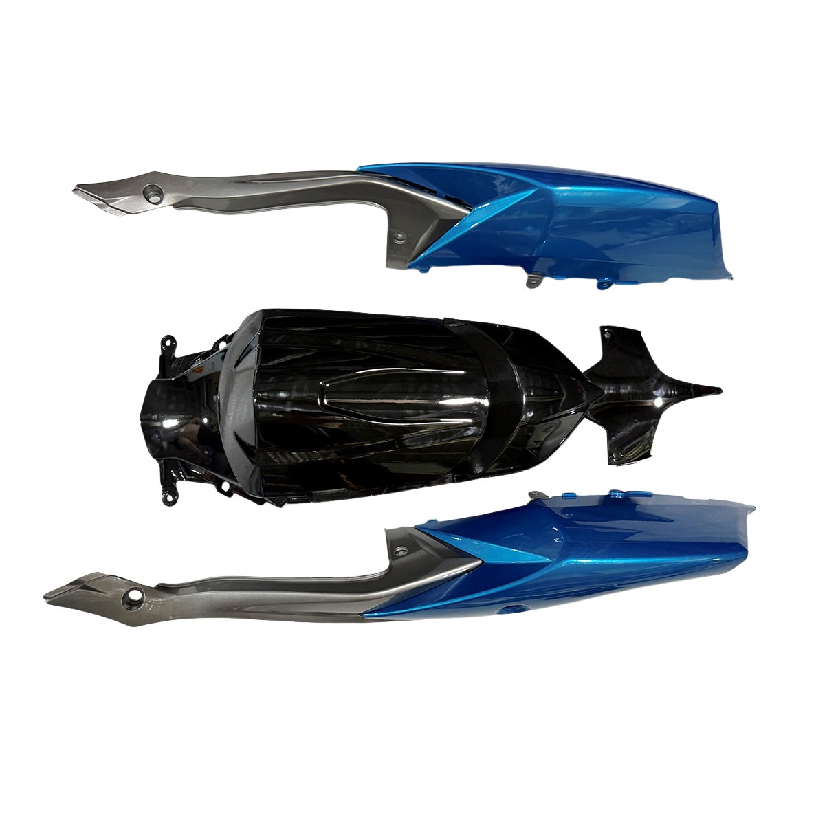 Blue Grey Black Fairings Kit for Suzuki 2008 – 2010 GSXR600 GSXR750 K8 Bodywork