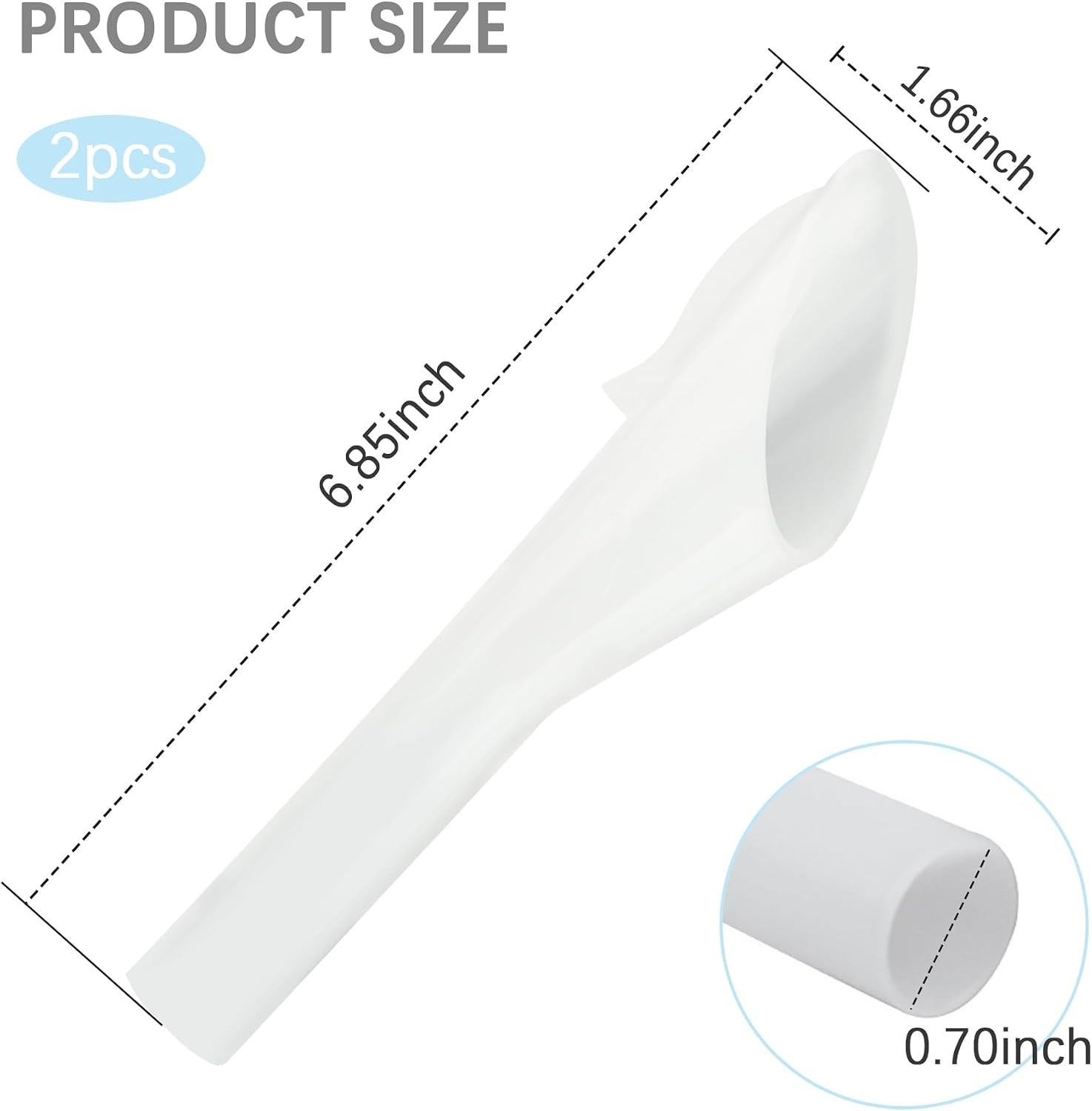 Automotive Fluid Funnel Set – 2PCS Capless Design for Hassle-Free Oil Changes