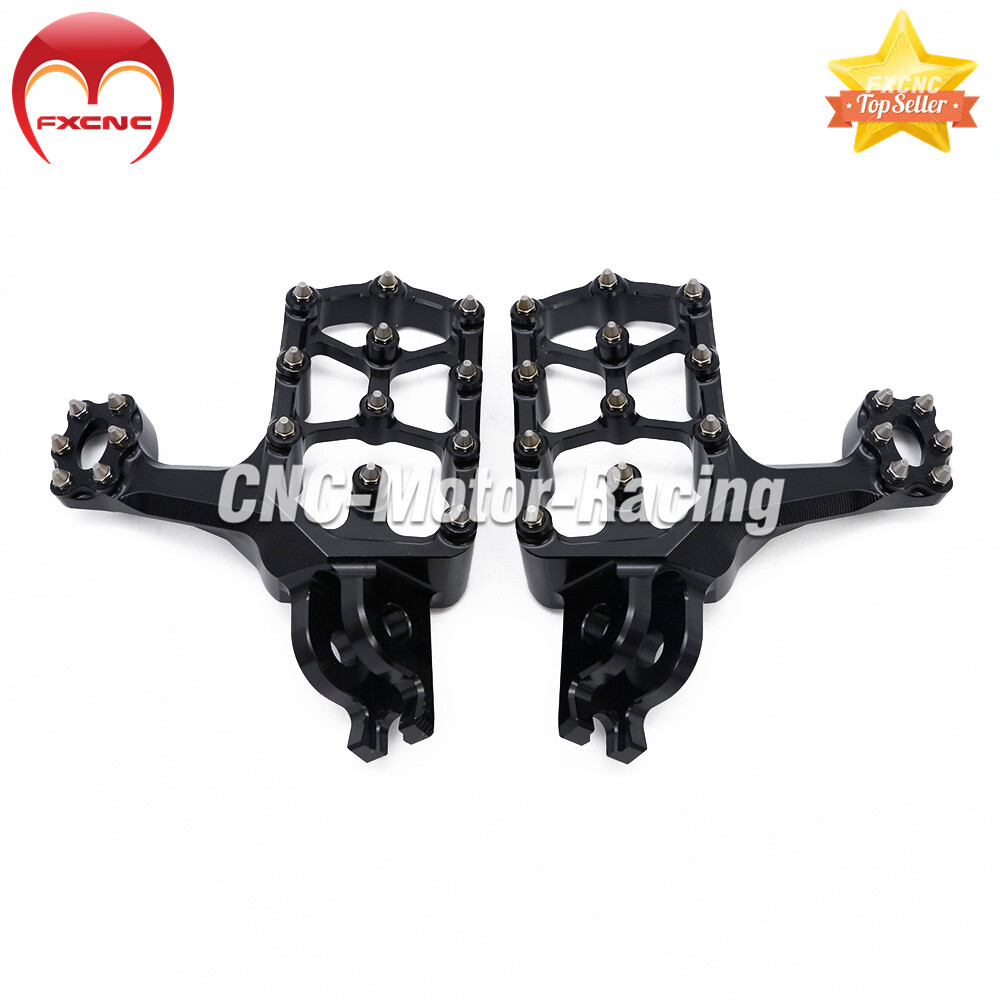For Honda CRF450X CRF450R 2002-2022 CNC Extended Footpegs Footrest Pegs Pedals