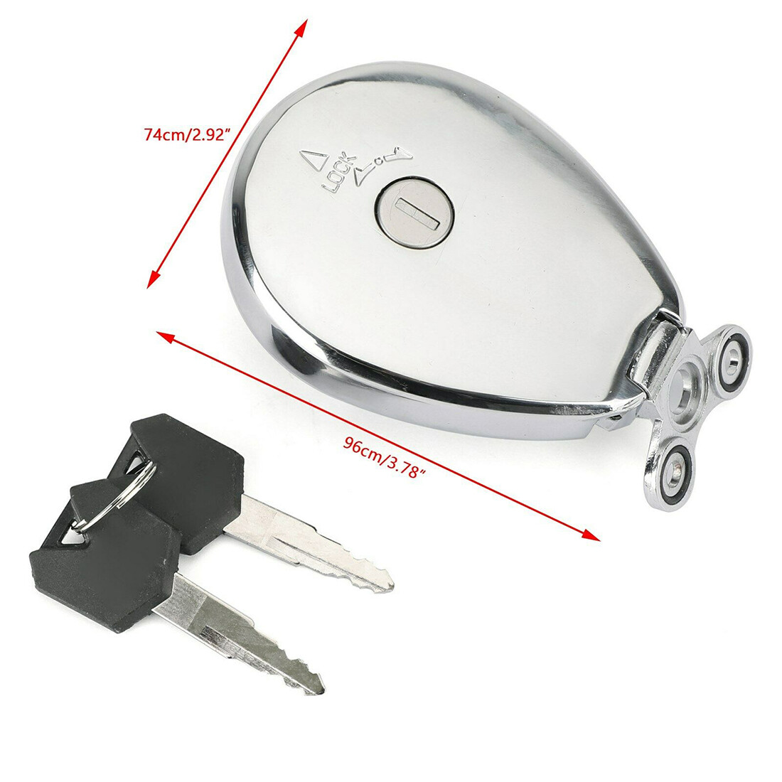 1x Fuel Gas Tank Cap & 2x Keys For Kawasaki BJ250 Estrella RS 1995-2006