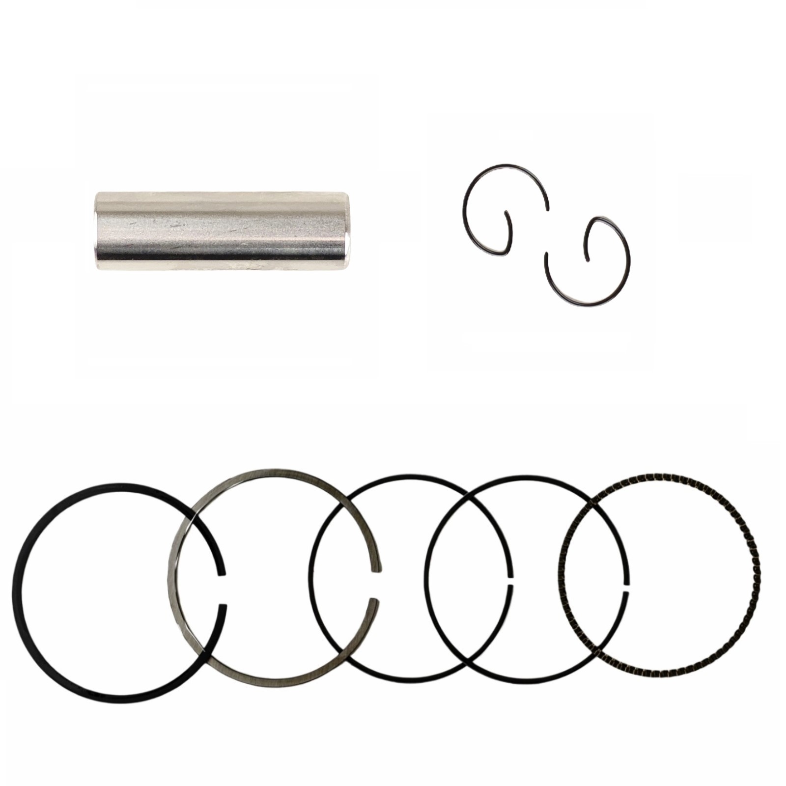 61mm Cylinder Head with Piston Rings Kit for GY6 170cc-200cc Scooter E# LF161QMK