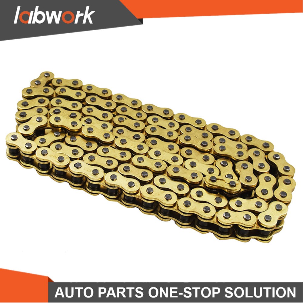 Labwork Drive Chain Gold Color-O-Ring 525-120 ATV Motorcycle 525 Pitch 120 Links