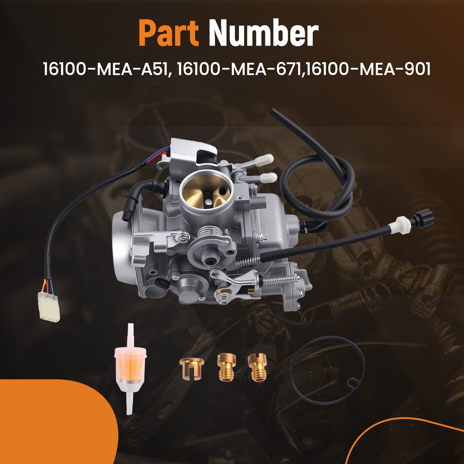 Carburetor Carb for Honda VTX1300 VTX1300C 2004-2009 16211-MEA-670 16100-MEA-A51