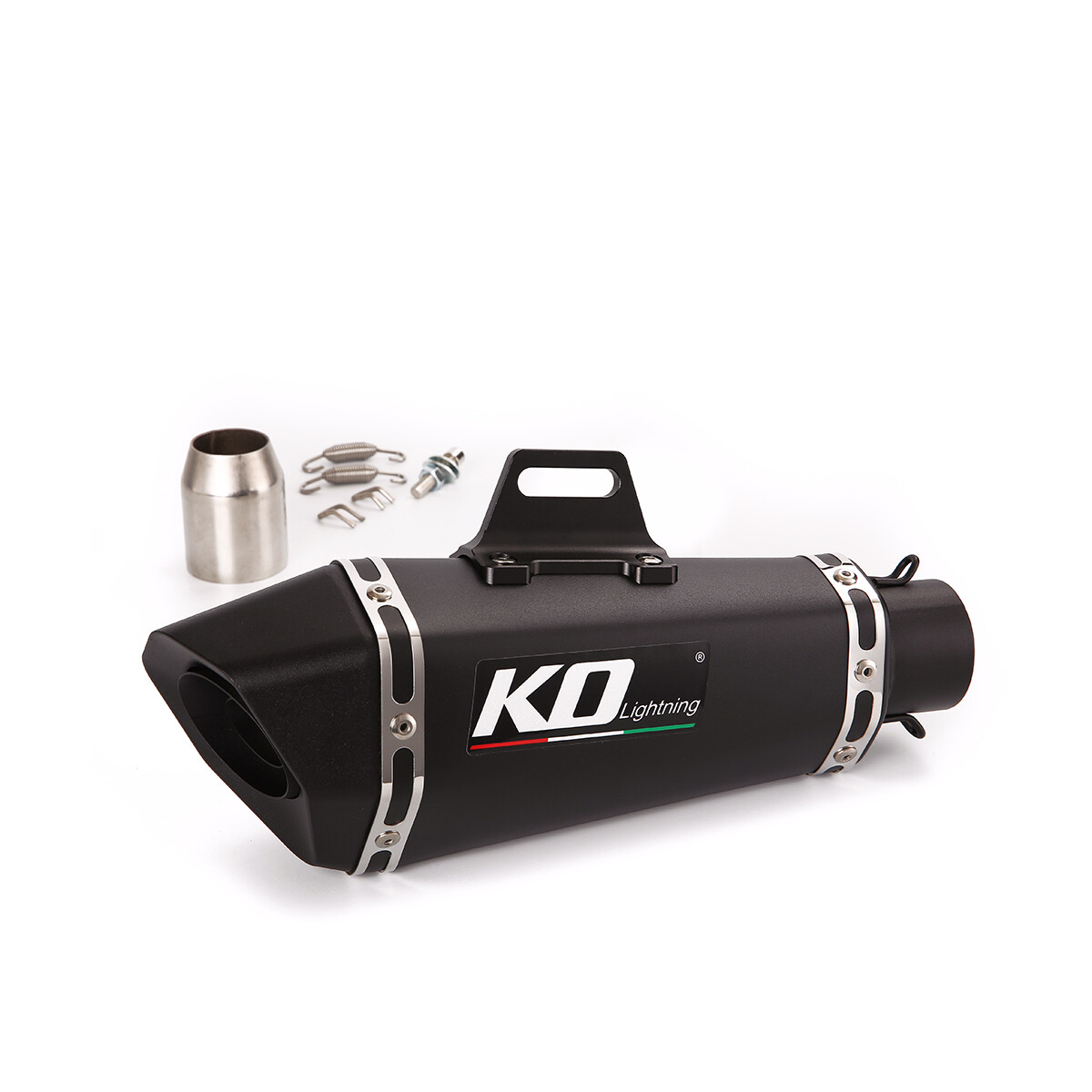 51mm Universal Motorcycle Exhaust Muffler Pipe With DB Killer Modified Scooter