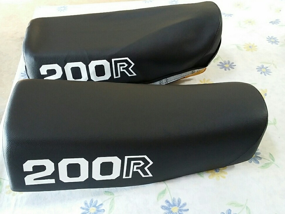 HONDA XR200R XR 200R 1981 TO 1982 MODEL XR200R SEAT COVER in BLACK (H*-192)